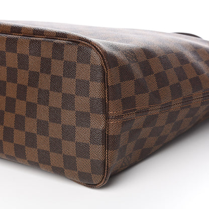 Louis Vuitton Damier Ebene Neo Neverfull MM Rose Ballerine 10 of 11