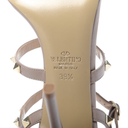 Valentino Garavani Nappa Rockstud Gladiator 105mm Sandals 39.5 Poudre 7 of 9