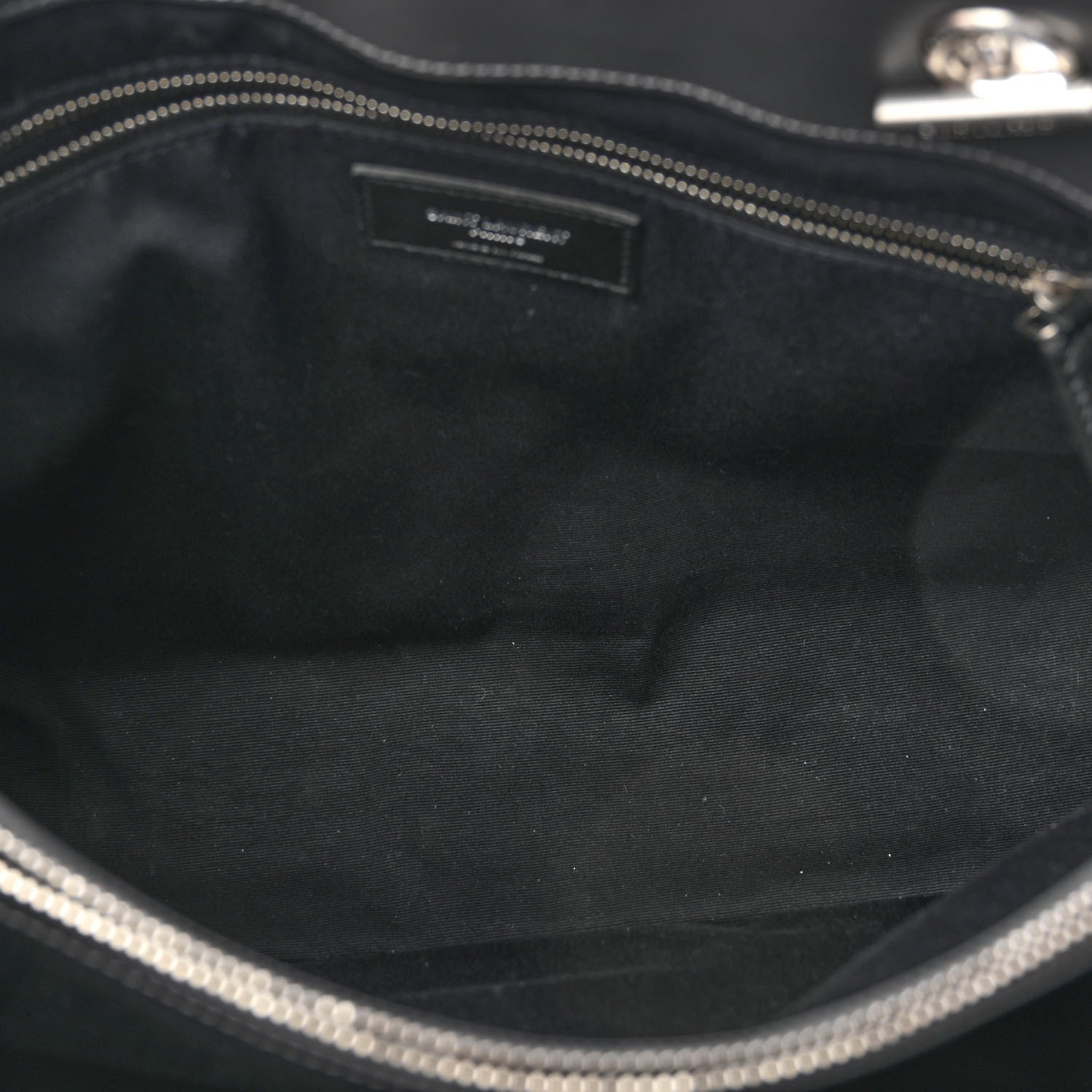 Saint Laurent Calfskin Y Quilted Monogram Large Loulou Shopper Storm 5 of 9