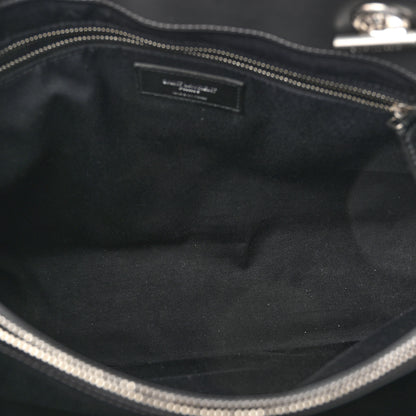 Saint Laurent Calfskin Y Quilted Monogram Large Loulou Shopper Storm 5 of 9