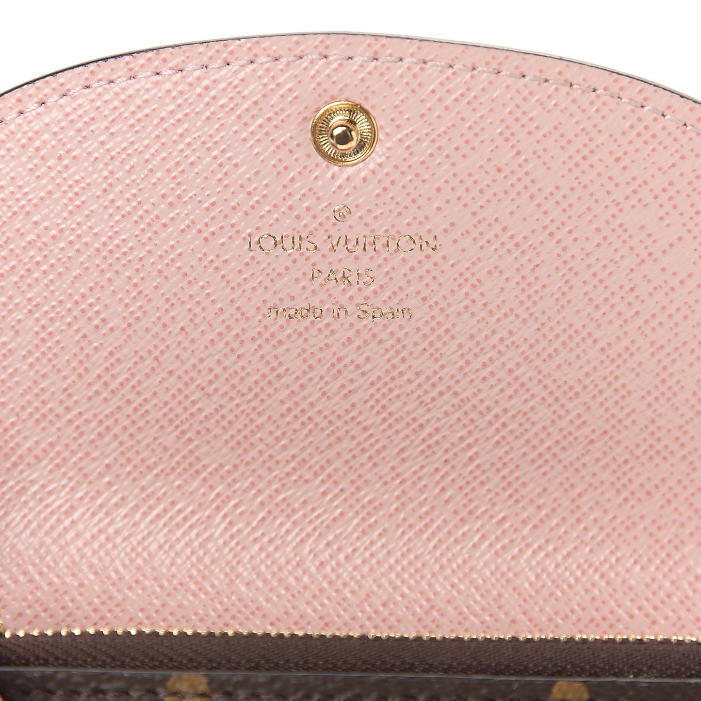 Monogram Rosalie Coin Purse Rose Ballerine