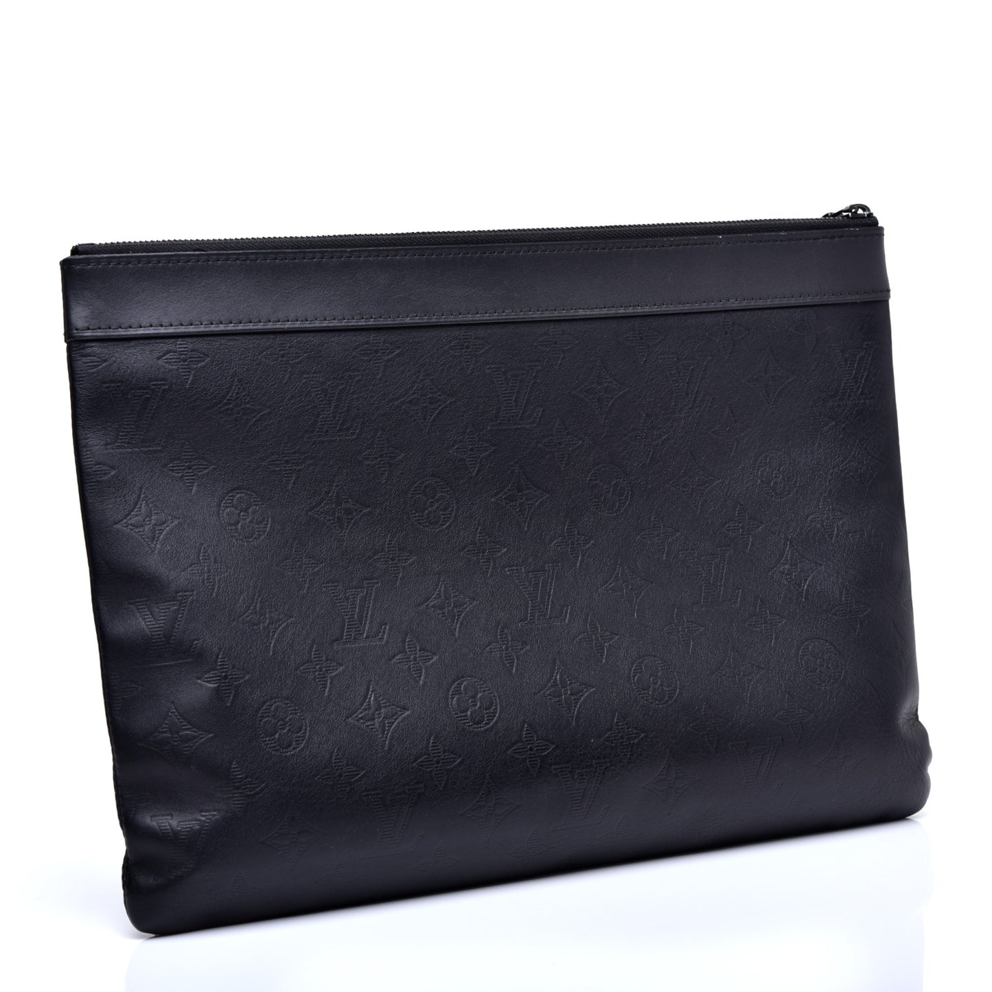 Calfskin Monogram Shadow Discovery Pochette Black