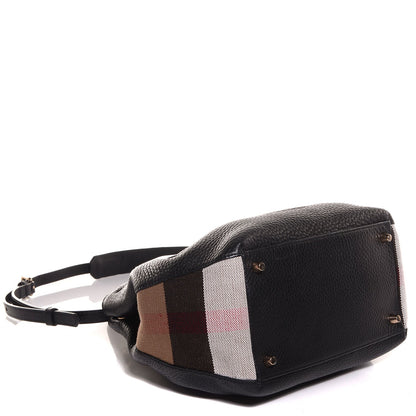 Burberry Leather Small Maidstone Satchel Black 7 of 12