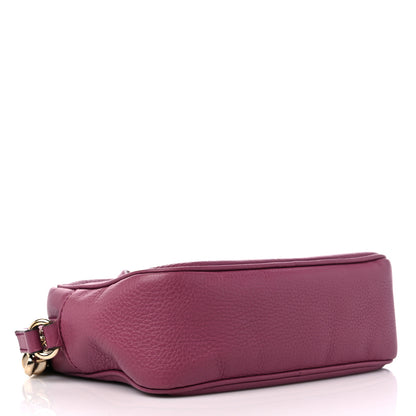 Gucci Pebbled Calfskin Small Soho Disco Bag Peonia Flower 4 of 14