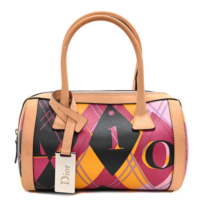 Christian Dior Coated Canvas Argyle Boston Multicolor 1 of 12