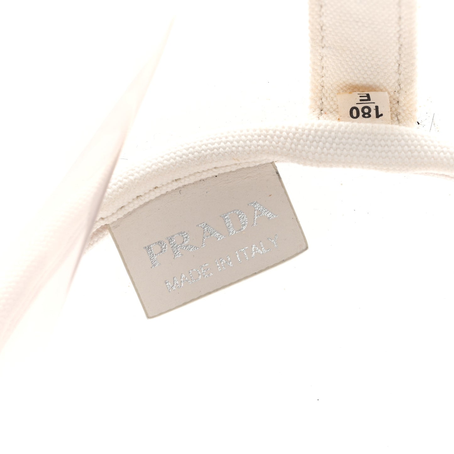 PVC Canapa Tote White