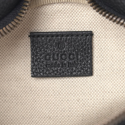 Gucci Grained Calfskin Small Logo Belt Bag Black 6 of 9