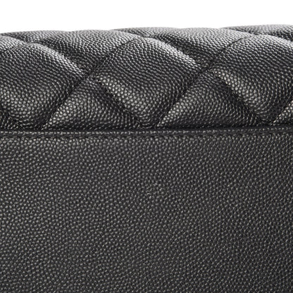 Chanel Caviar Quilted Medium CC Bucket Bag Black 9 of 10