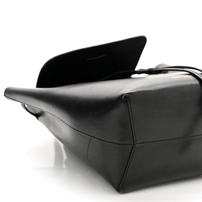 Mansur Gavriel Vegetable Tanned Calfskin Mini Backpack Black Flamma 8 of 12