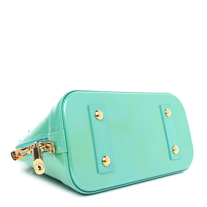 Louis Vuitton Vernis Alma BB Blue Lagon 3 of 5
