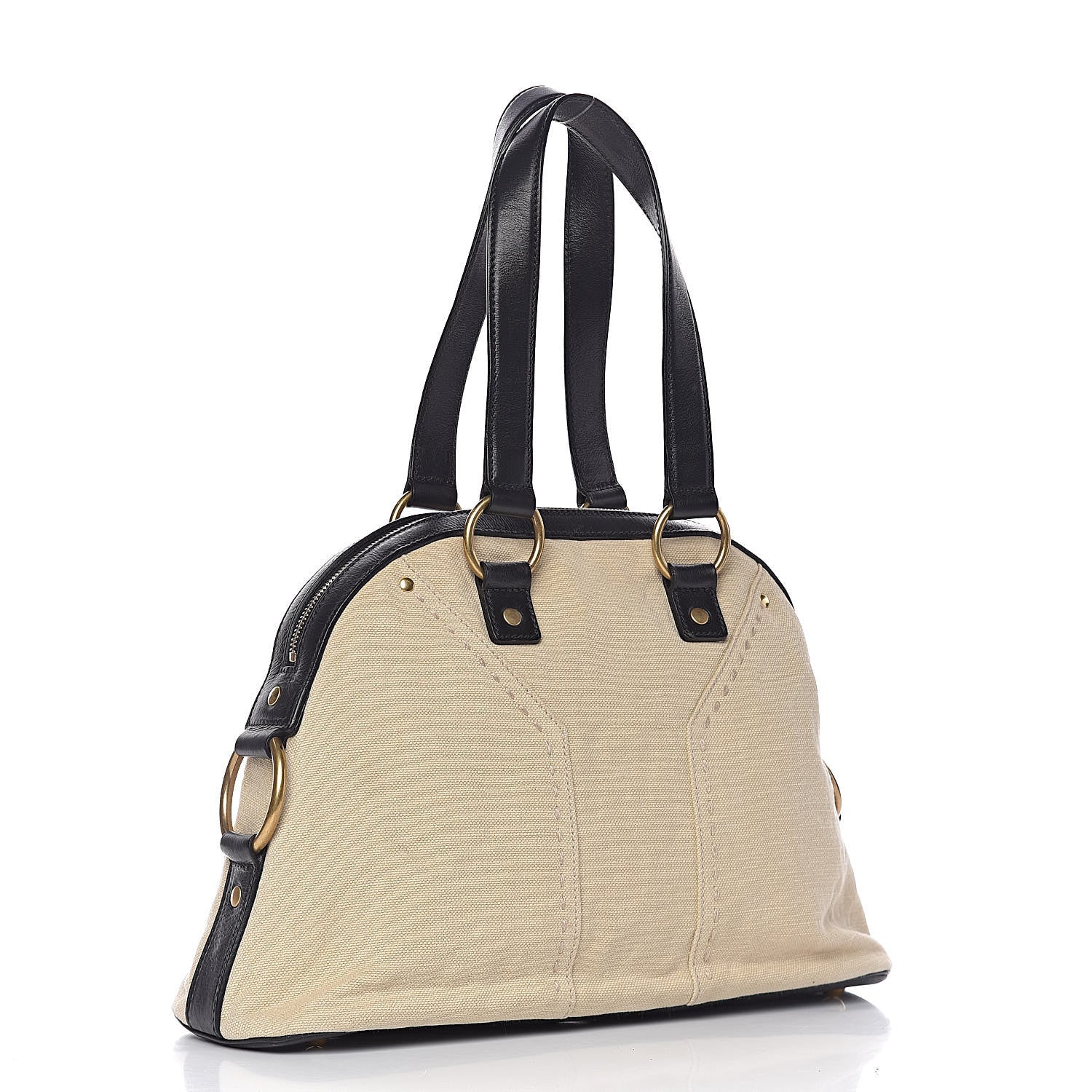 Saint Laurent Linen Medium Muse 3 of 13