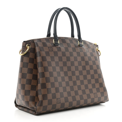 Louis Vuitton Damier Ebene Odeon Tote MM Black 3 of 7