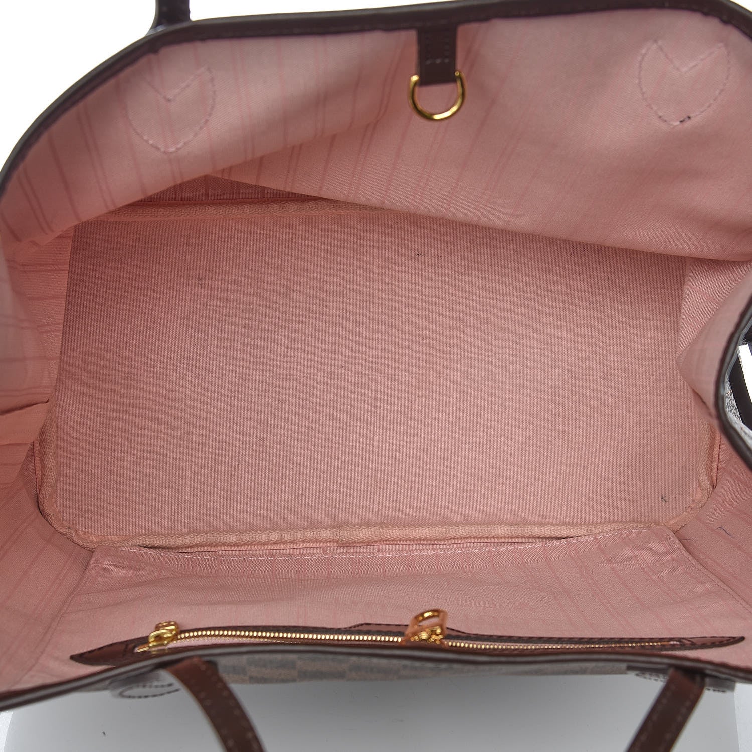 Louis Vuitton Damier Ebene Neo Neverfull MM Rose Ballerine 7 of 17