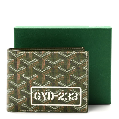 Goyard Goyardine Bi-Fold Victoire PM Wallet Khaki 7 of 7