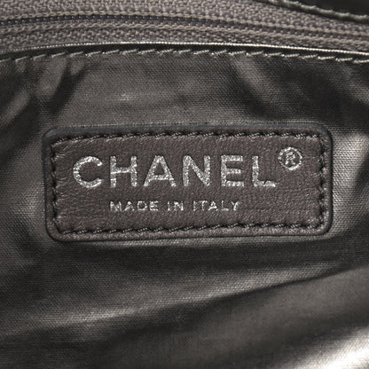 Chanel Lambskin Quilted Large Paris Moscou Red Square Bag Black 5 of 8