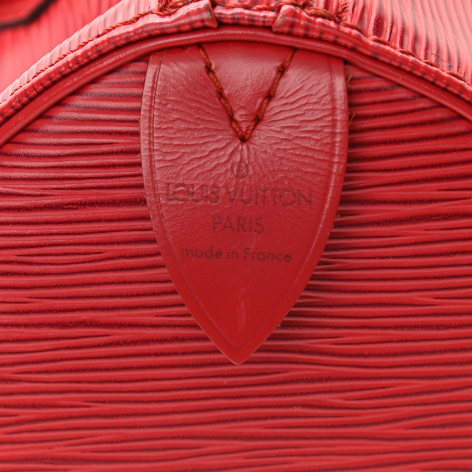 Louis Vuitton Epi Speedy 30 Castillan Red 6 of 11