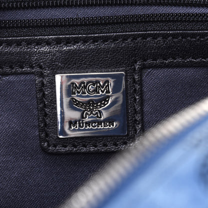 MCM Visetos Small Heritage Line Camera Crossbody Bag Munich Blue 6 of 15