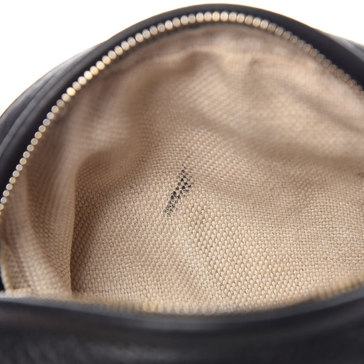 Pebbled Calfskin Mini Soho Chain Bag Black
