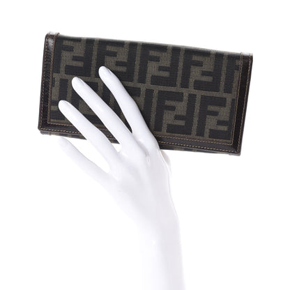 Fendi Zucca Continental Wallet Tobacco 2 of 8