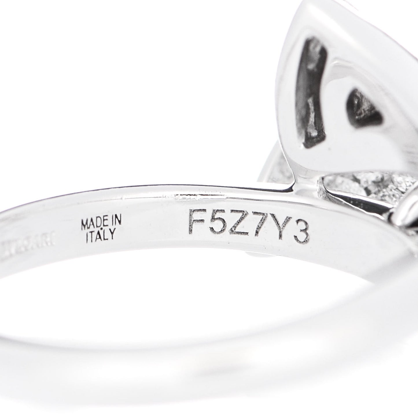 18K White Gold Diamond Divas' Dream Ring 48 4.5