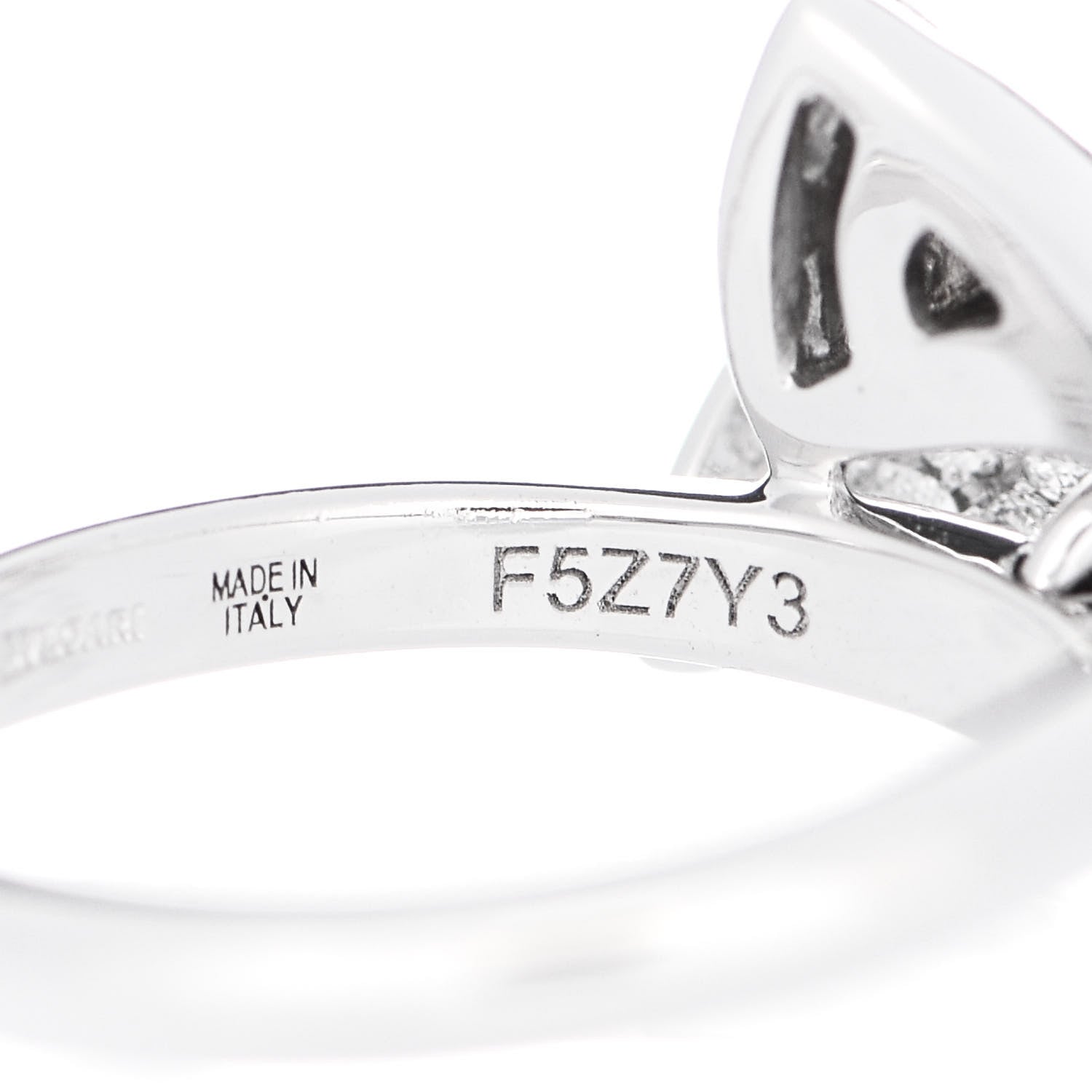 Bulgari 18K White Gold Diamond Divas' Dream Ring 48 4.5 4 of 6