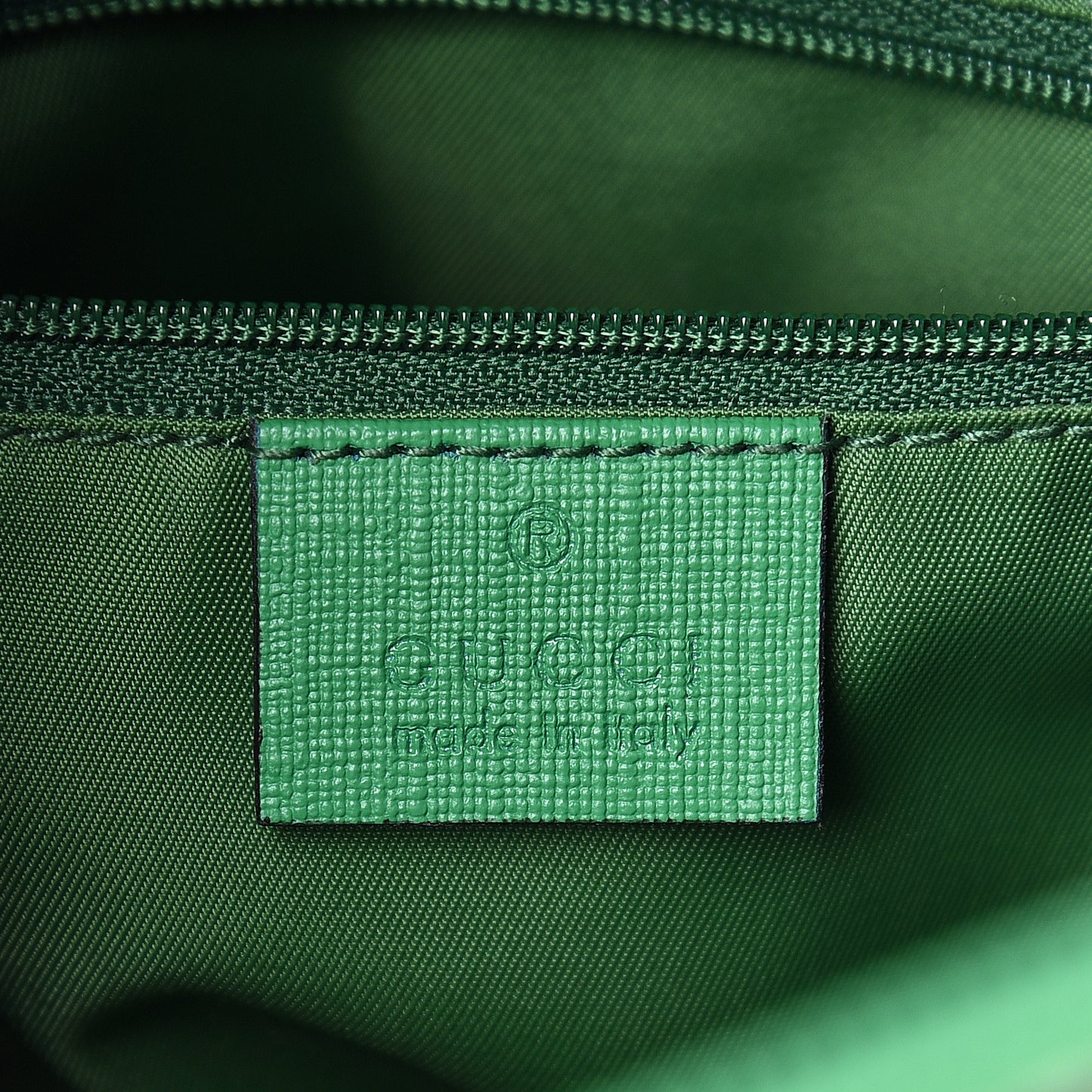GG Supreme Monogram Children's Crests Backpack Green