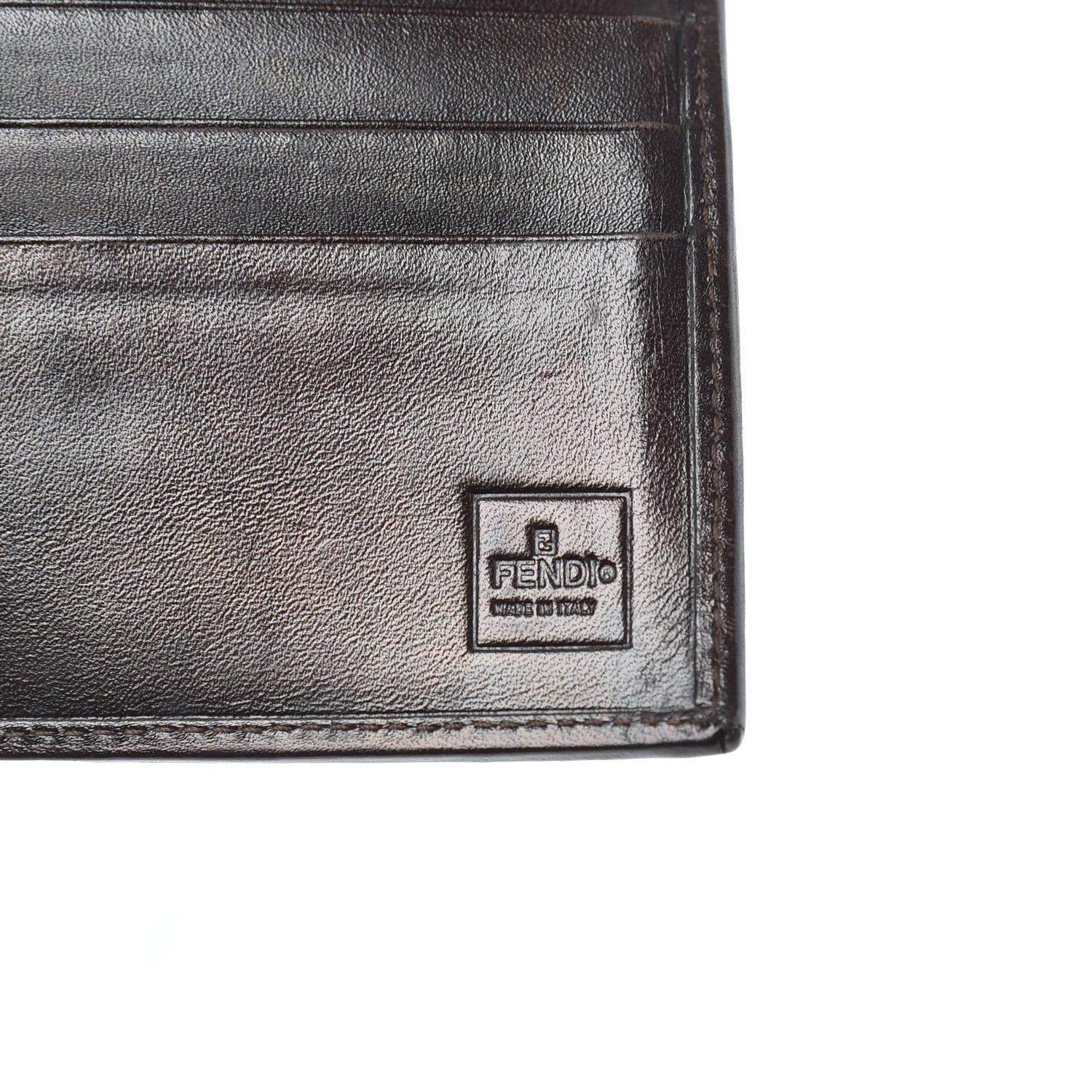 Fendi Zucca Compact Wallet Tobacco 6 of 6