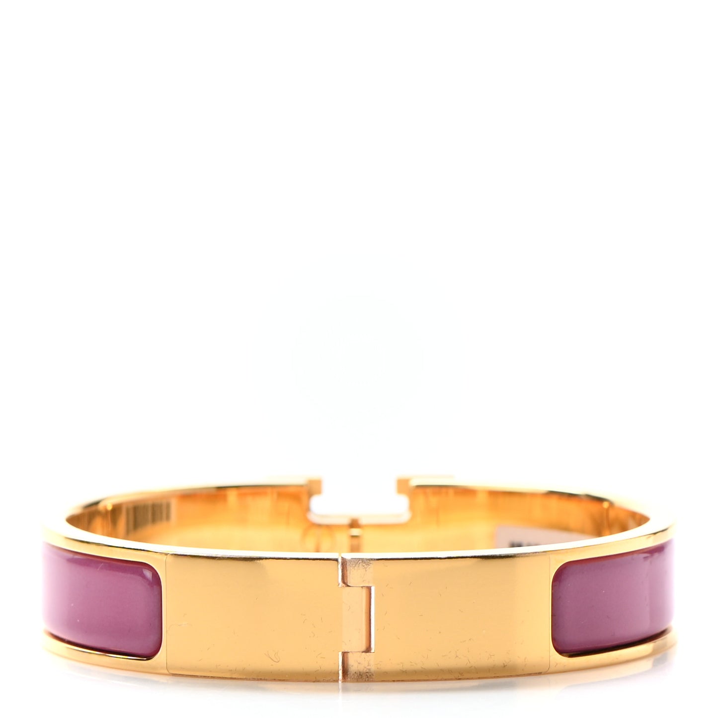 Enamel Narrow Clic Clac H Bracelet PM Rose Azalee