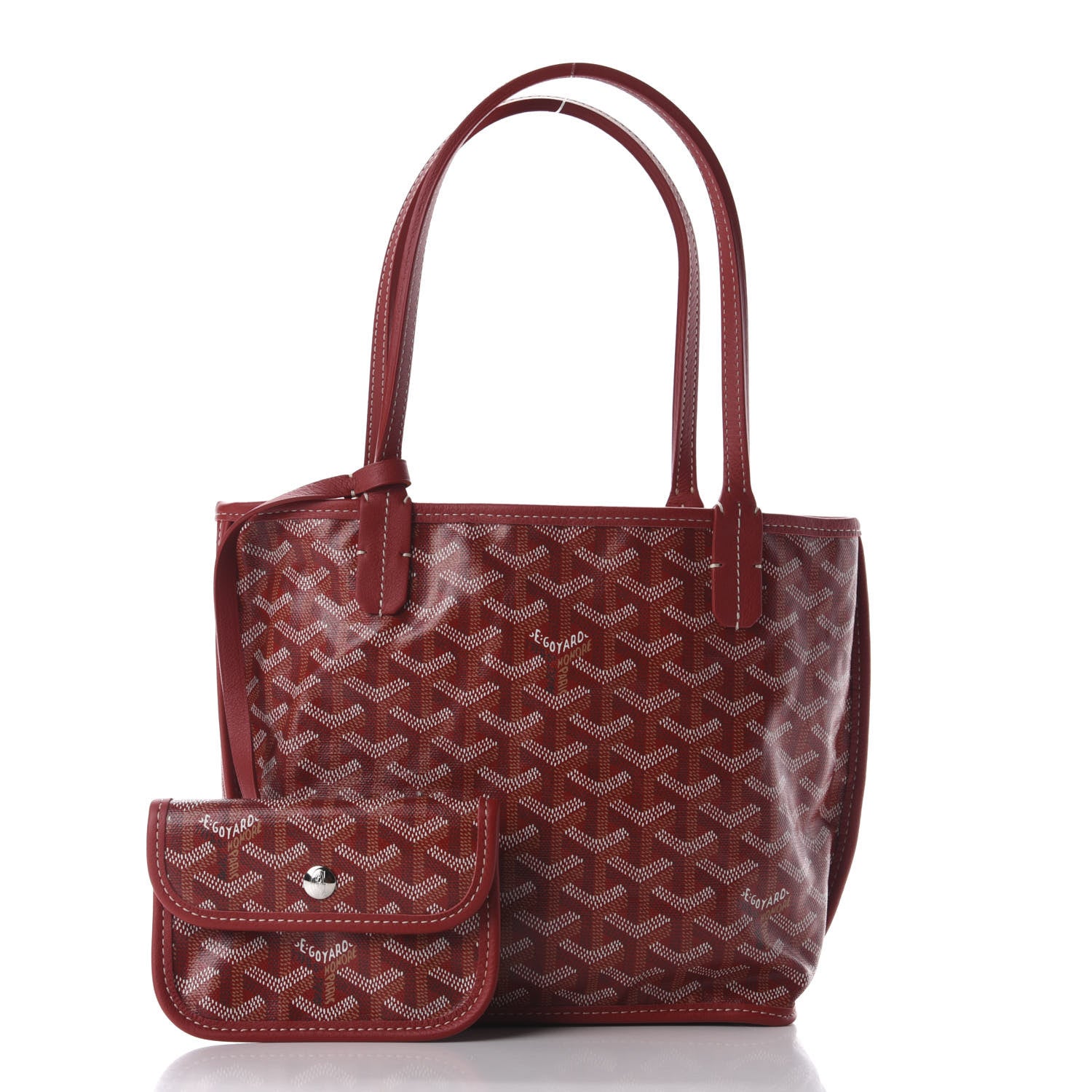 Goyard Goyardine Reversible Mini Anjou Red 9 of 11