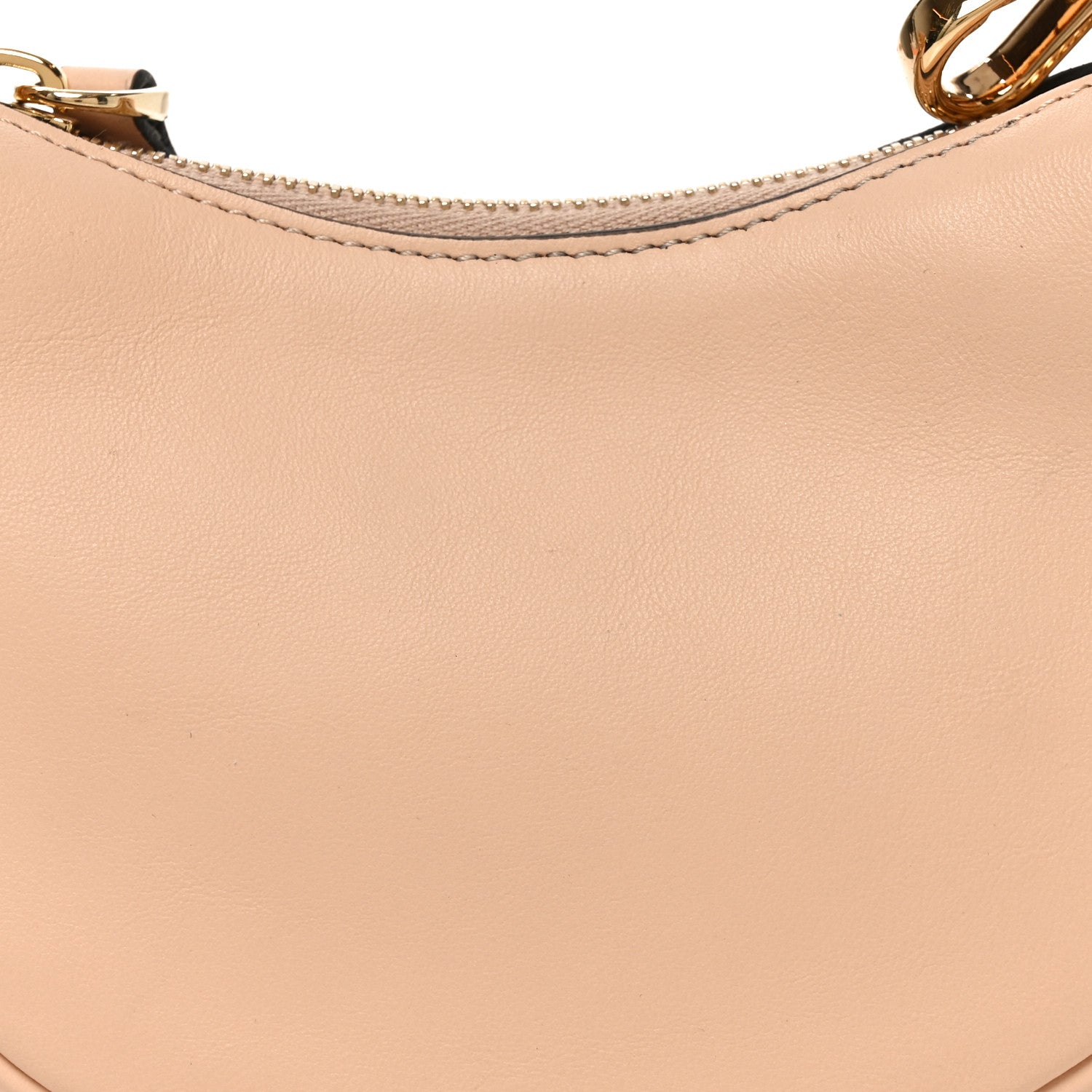 Fendi Vitello Grace Matte Nano Fendigraphy Hobo Charm Light Rose 7 of 9