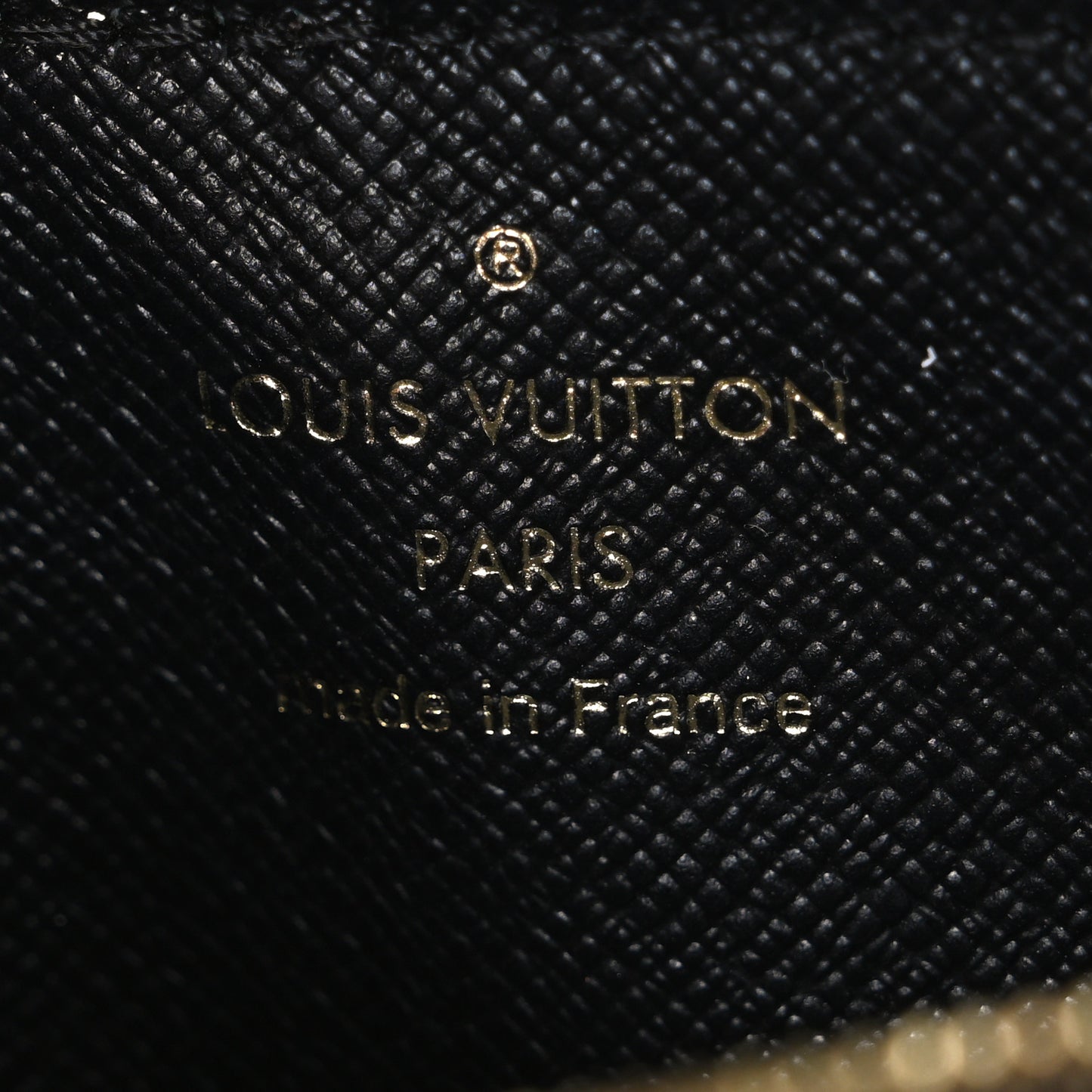 Monogram Recto Verso Card Holder Black