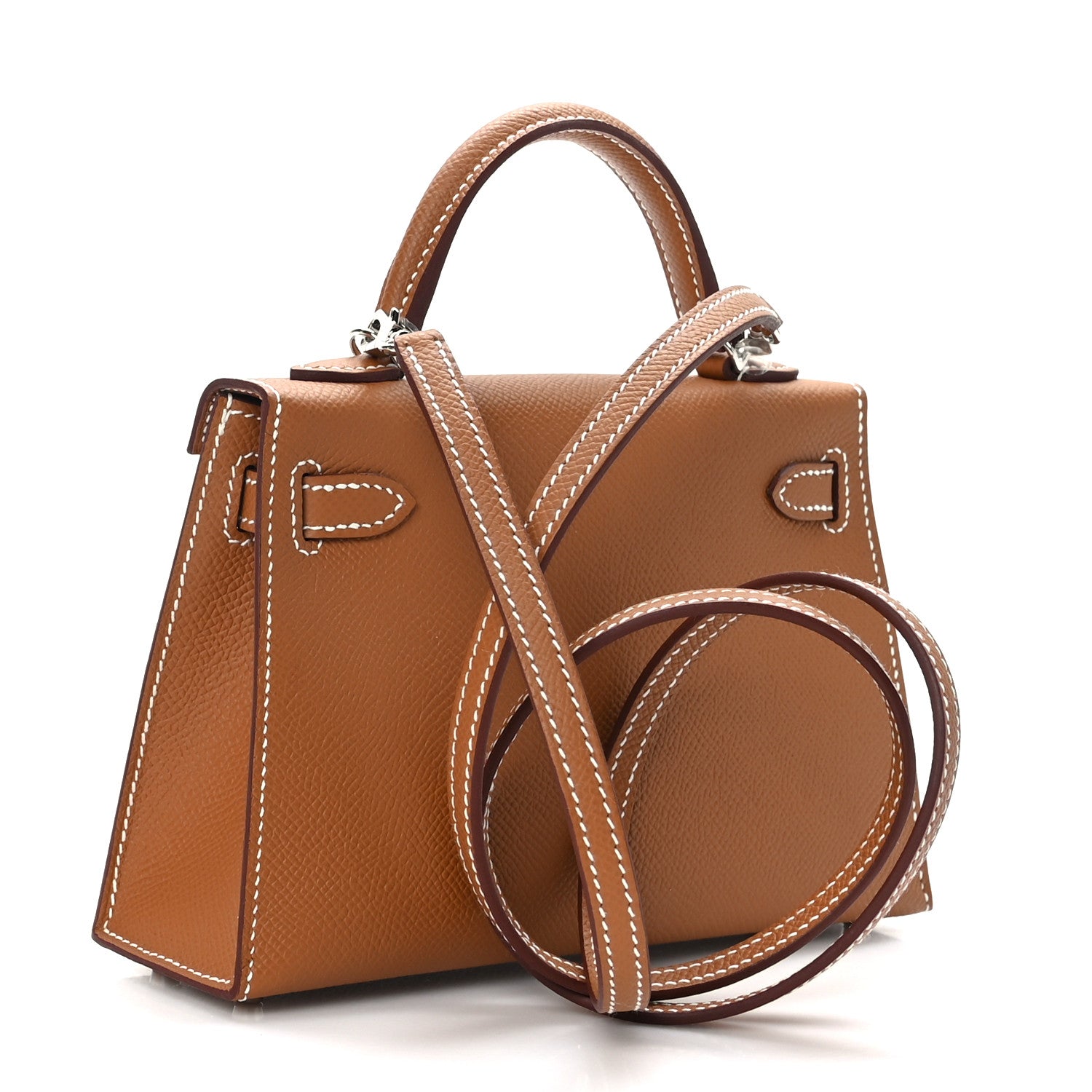 Hermes Epsom Mini Kelly Sellier 20 Gold 3 of 10