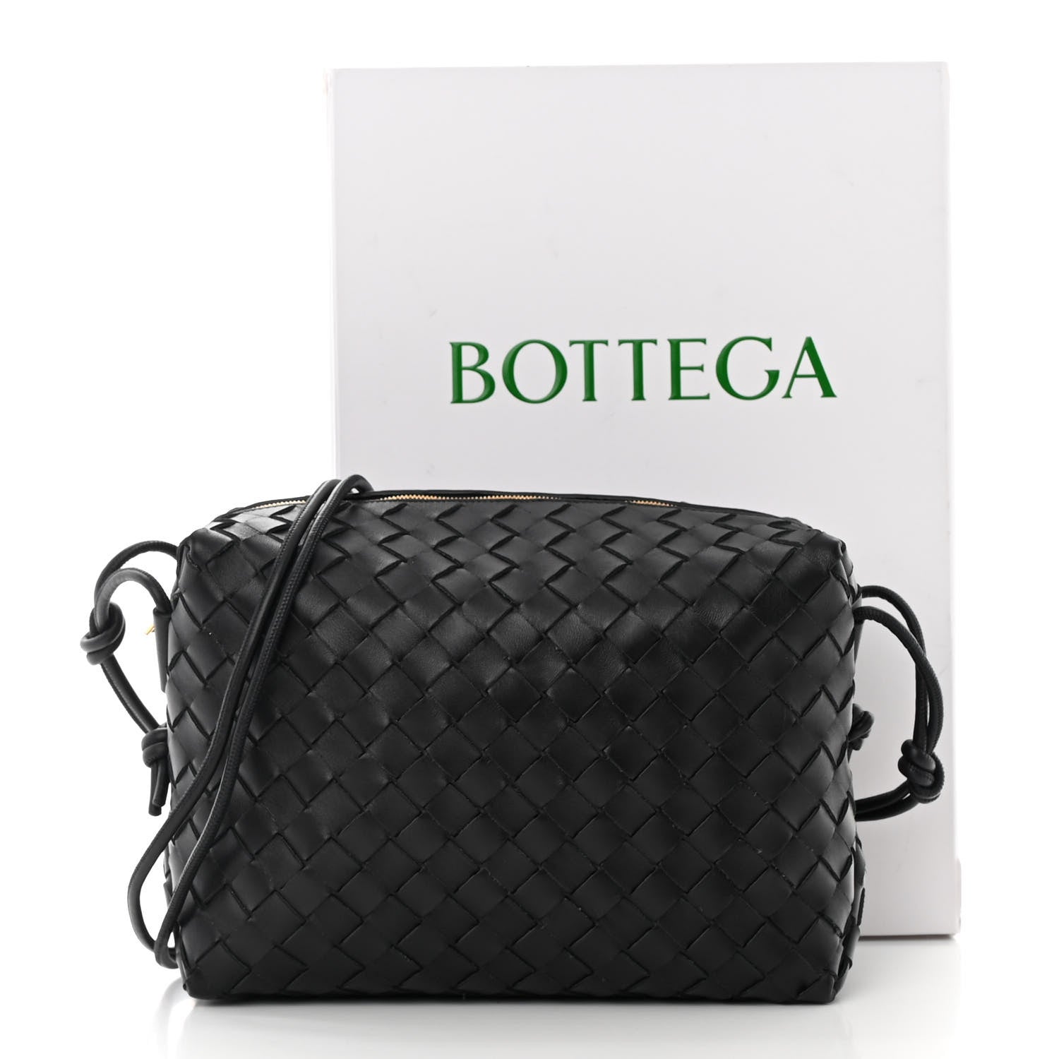 Bottega Veneta Nappa Intrecciato Medium Loop Camera Bag Black 11 of 11