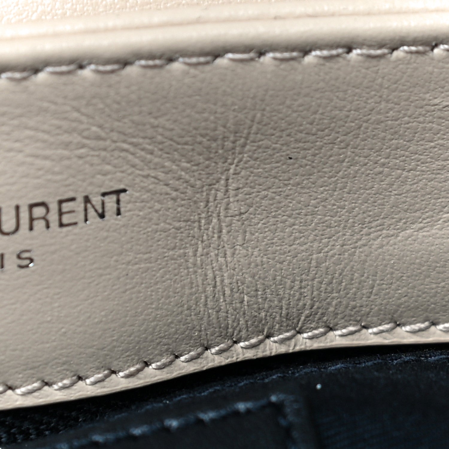 Saint Laurent Calfskin Y Quilted Monogram Toy Loulou Crossbody Bag Nude Powder 11 of 15