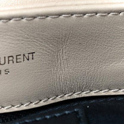 Saint Laurent Calfskin Y Quilted Monogram Toy Loulou Crossbody Bag Nude Powder 11 of 15