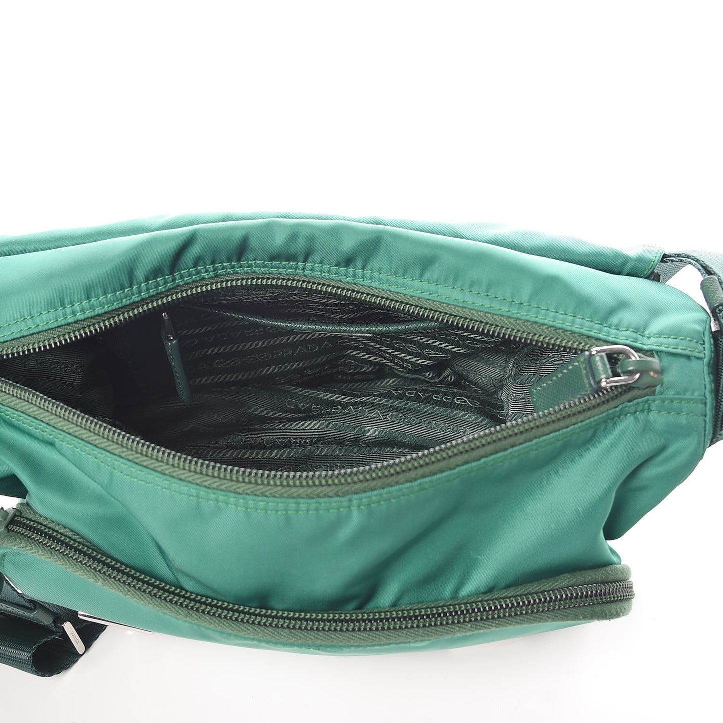 Nylon Vela Saffiano Messenger Bag Oleandro