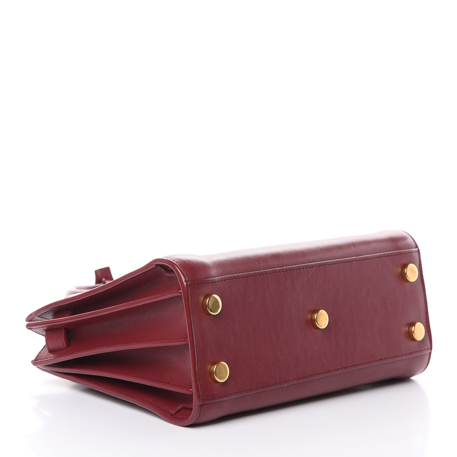 Saint Laurent Calfskin Nano Sac De Jour Dark Pallisandre 4 of 14