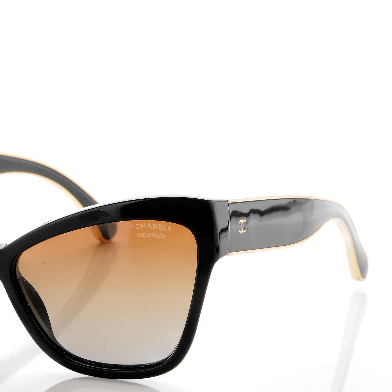 Chanel Acetate CC Cat Eye Sunglasses 5271 Black 7 of 8