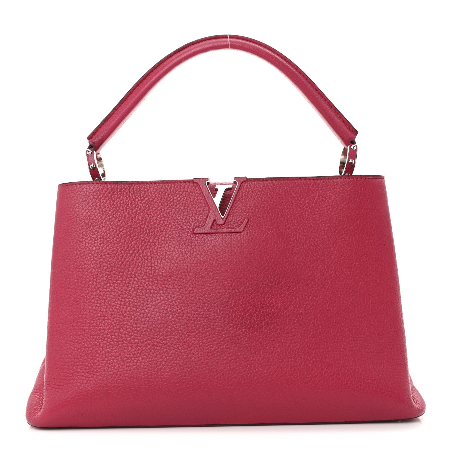 Louis Vuitton Taurillon Capucines GM Fuchsia 1 of 9