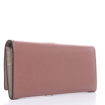 Fendi Vitello Liberty Vitello Century Bi-Color By The Way Continental Wallet English Rose Tortora 3 of 8