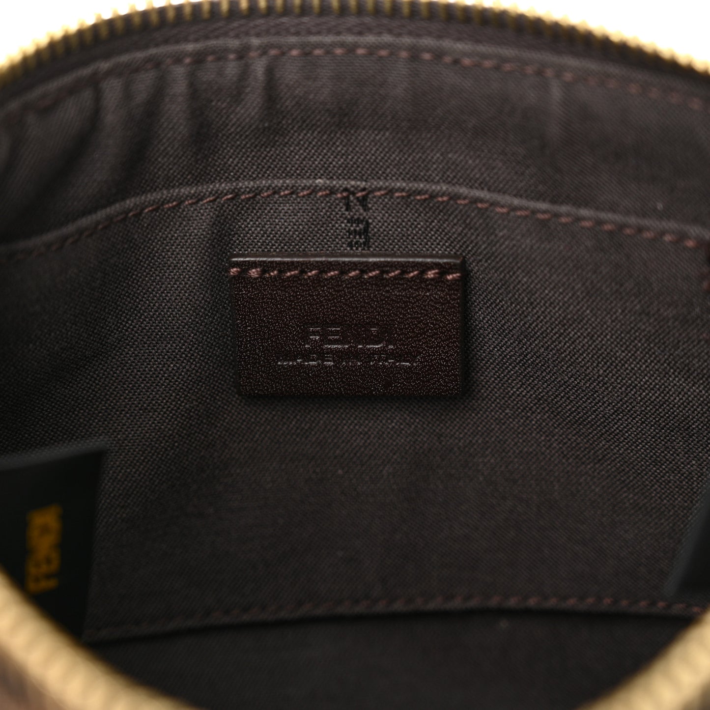Zucca Vitello Elite Mini Pouch Crossbody Tobacco