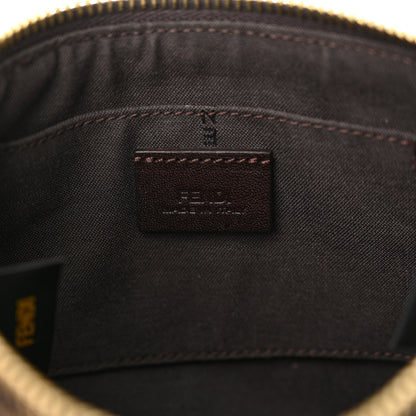 Fendi Zucca Vitello Elite Mini Pouch Crossbody Tobacco 6 of 14