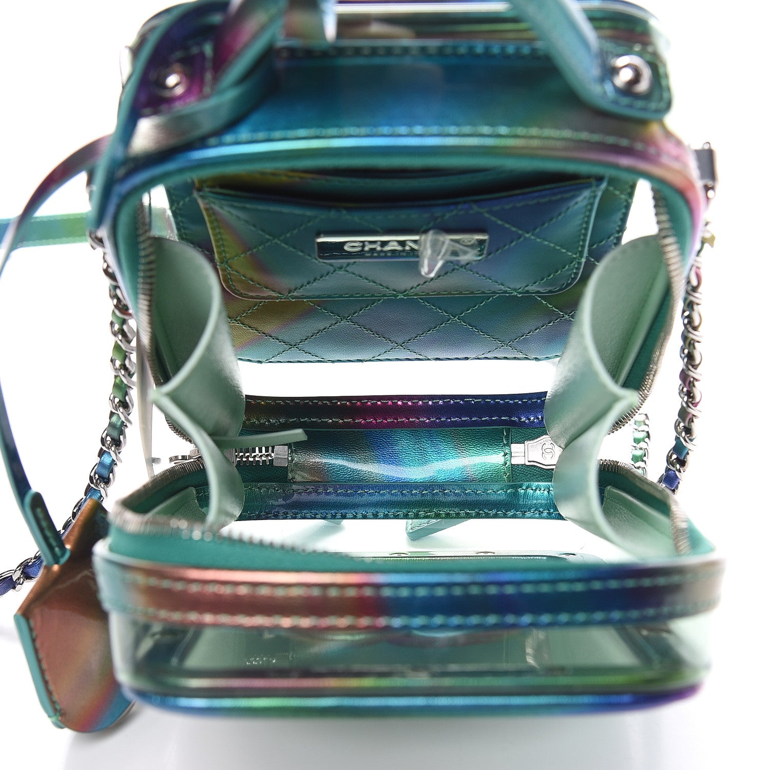 Saint Laurent Lambskin Matelasse Monogram Vicky Camera Bag Black 9 of 19