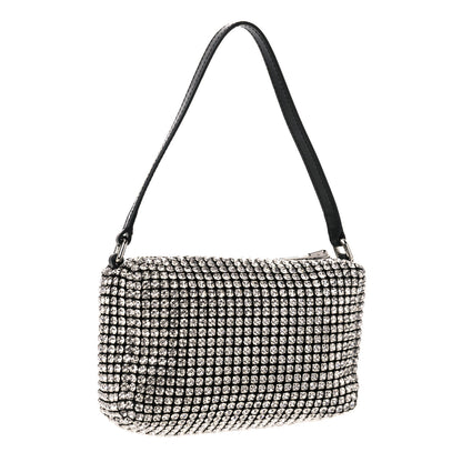 Alexander Wang Mesh Crystal Wanglock Fortune Cookie Bag Black 3 of 8