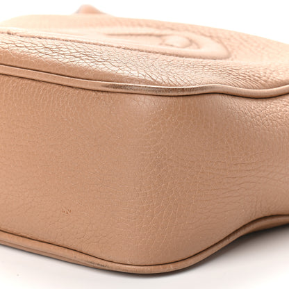 Gucci Pebbled Calfskin Small Soho Disco Bag Camelia 9 of 12