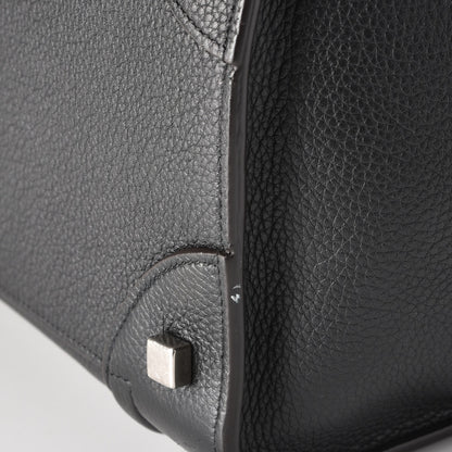 Celine Drummed Calfskin Mini Luggage Black 13 of 15