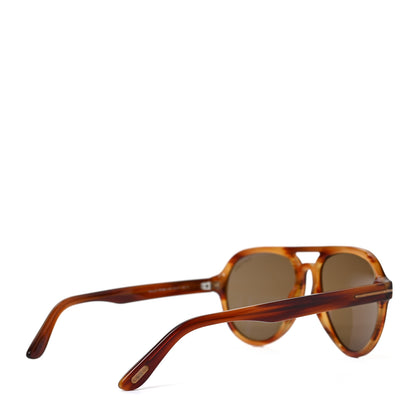 Tom Ford Acetate Rory Aviator Sunglasses TF596 Dark Havana 4 of 7