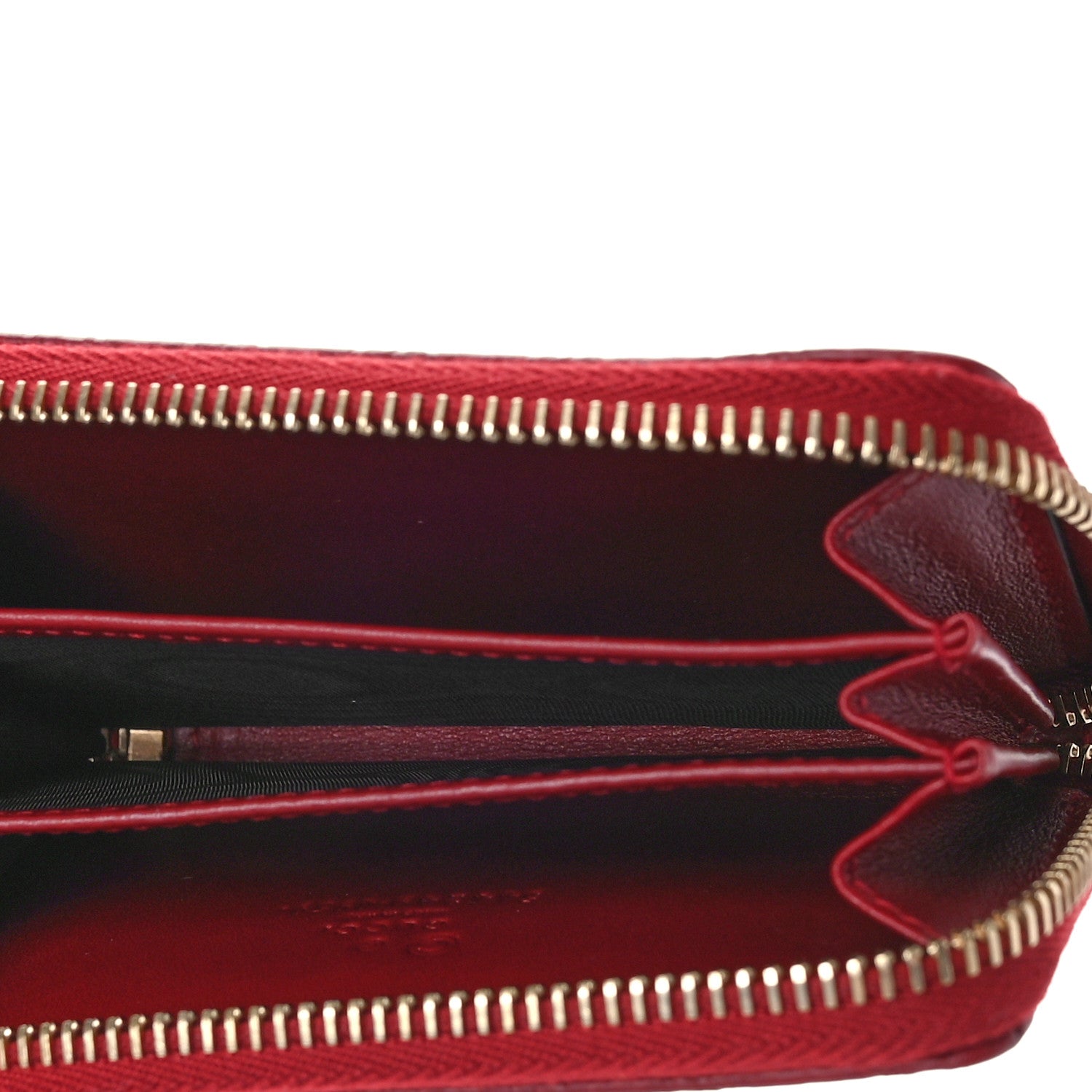 Gucci Microguccissima Zip Around Card Case Red 5 of 9