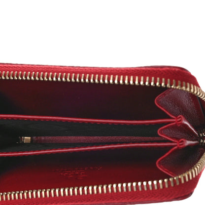 Gucci Microguccissima Zip Around Card Case Red 5 of 9