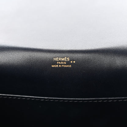 Hermes Shiny Niloticus Crocodile Sac Roulis 23 Bleu Marine 8 of 9